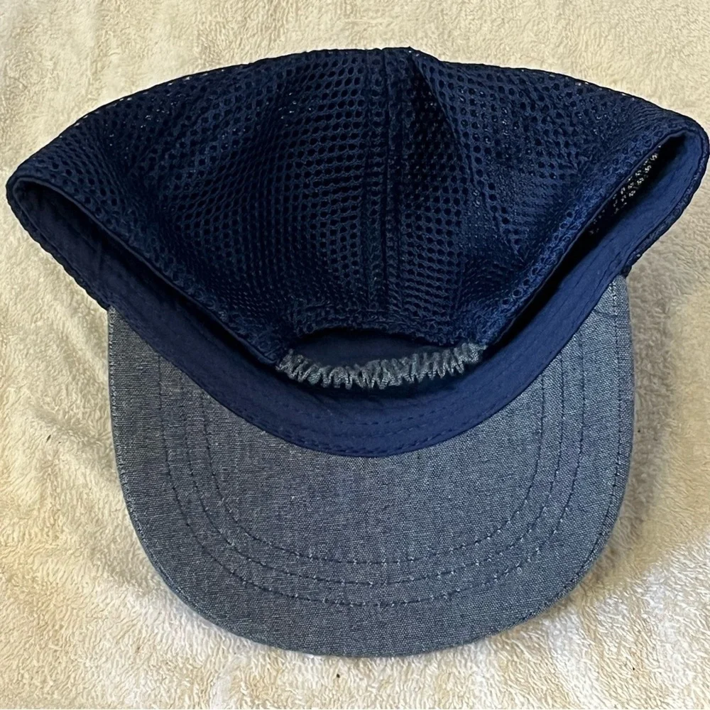 Youth Adjustable Gray and Black Cap with Shark Logo